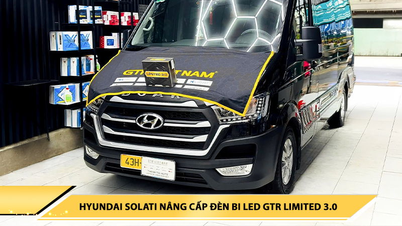 HYUNDAI SOLATI NÂNG CẤP ĐÈN BI LED GTR LIMITED 3.0 TẠI THÀNH TÀI AUTO - ĐÀ NẴNG
